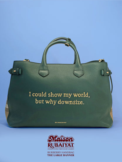 Limited Edition Burberry Shopper met Handgeschilderd Design – Exclusieve Eyecatcher