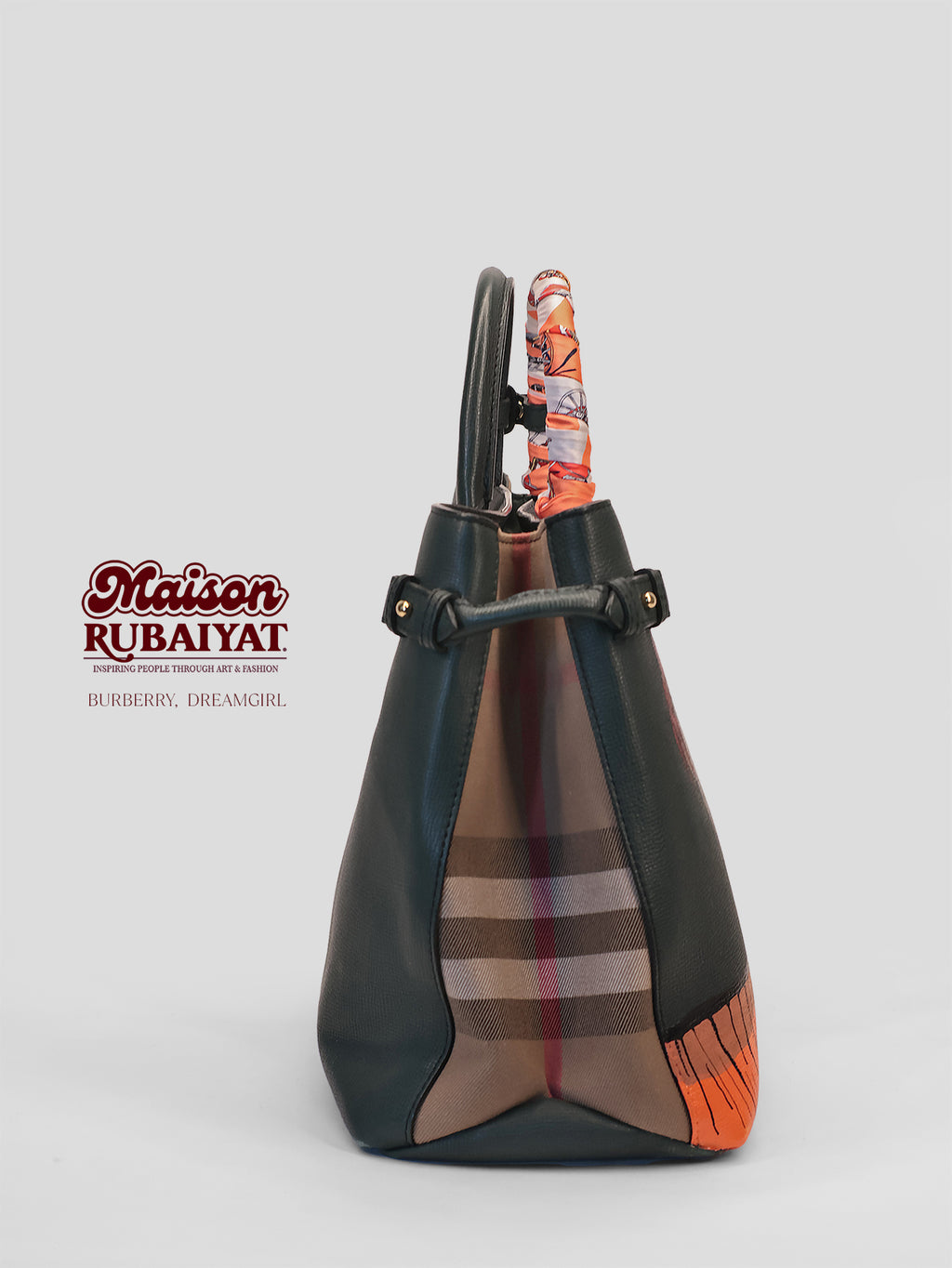 Limited Edition 1/1 - Artbag Vintage Burberry Bag  - 'Dreamgirl'