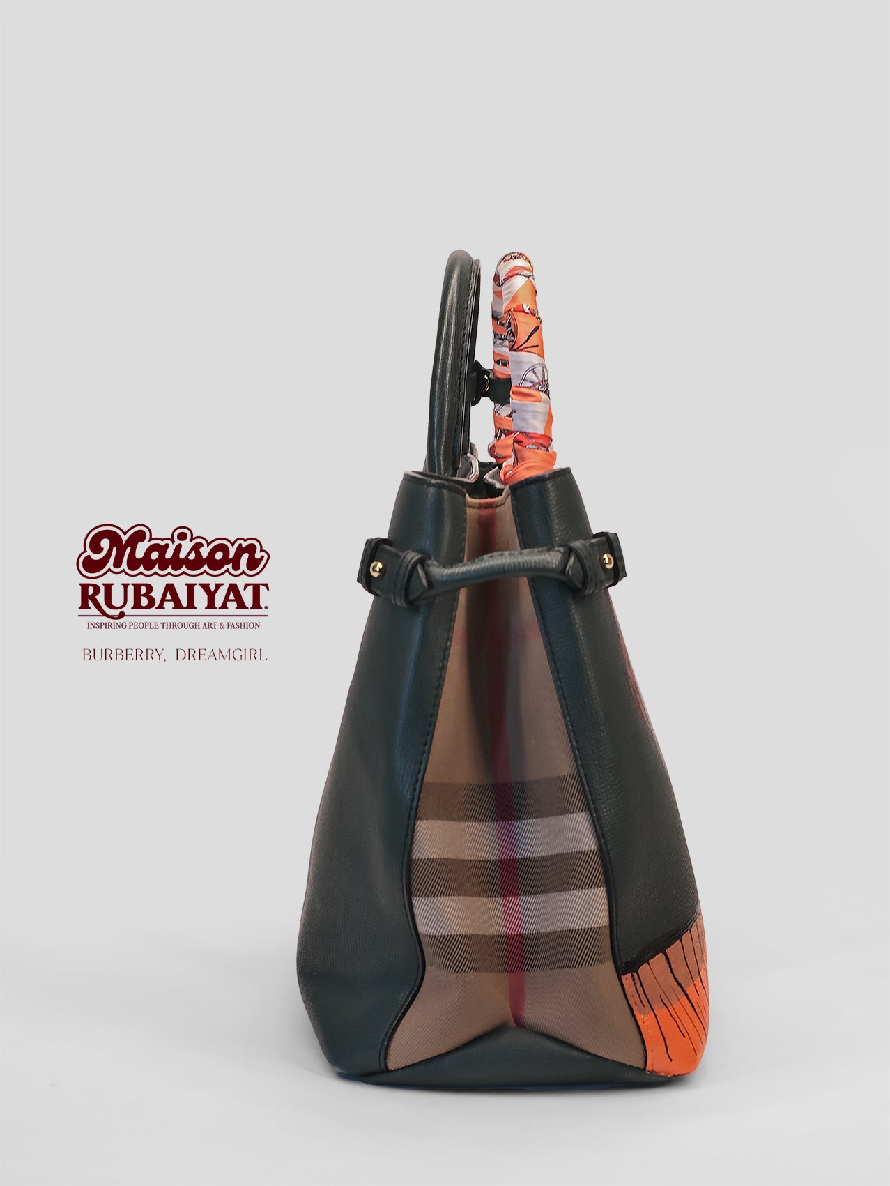 Limited Edition 1/1 - Artbag Vintage Burberry Bag  - 'Dreamgirl'