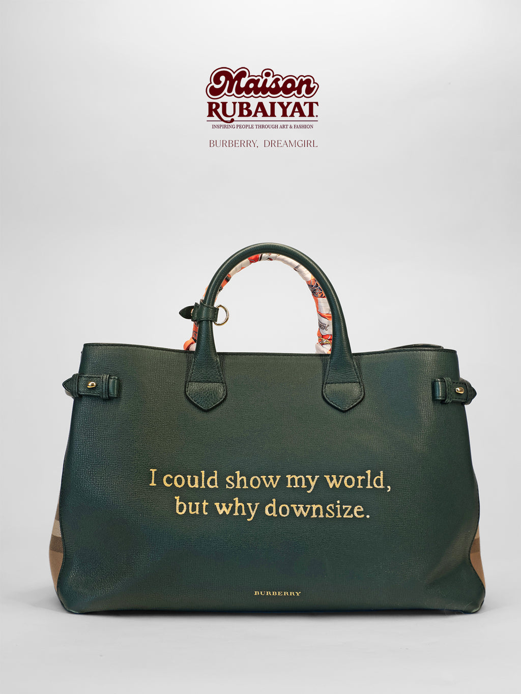 Limited Edition 1/1 - Artbag Vintage Burberry Bag  - 'Dreamgirl'