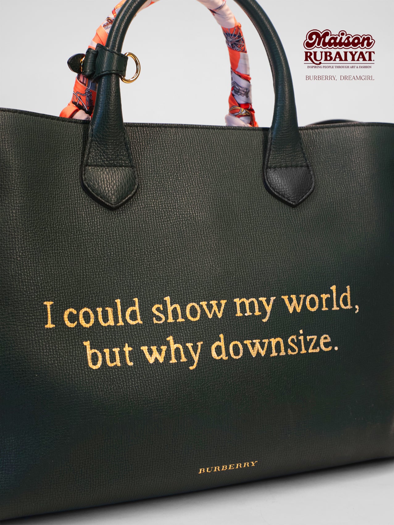 Limited Edition 1/1 - Artbag Vintage Burberry Bag  - 'Dreamgirl'