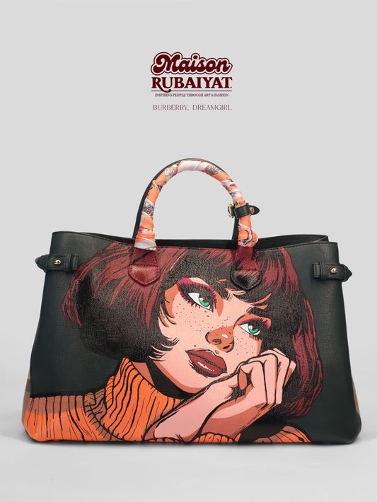 Limited Edition 1/1 - Artbag Vintage Burberry Bag  - 'Dreamgirl'