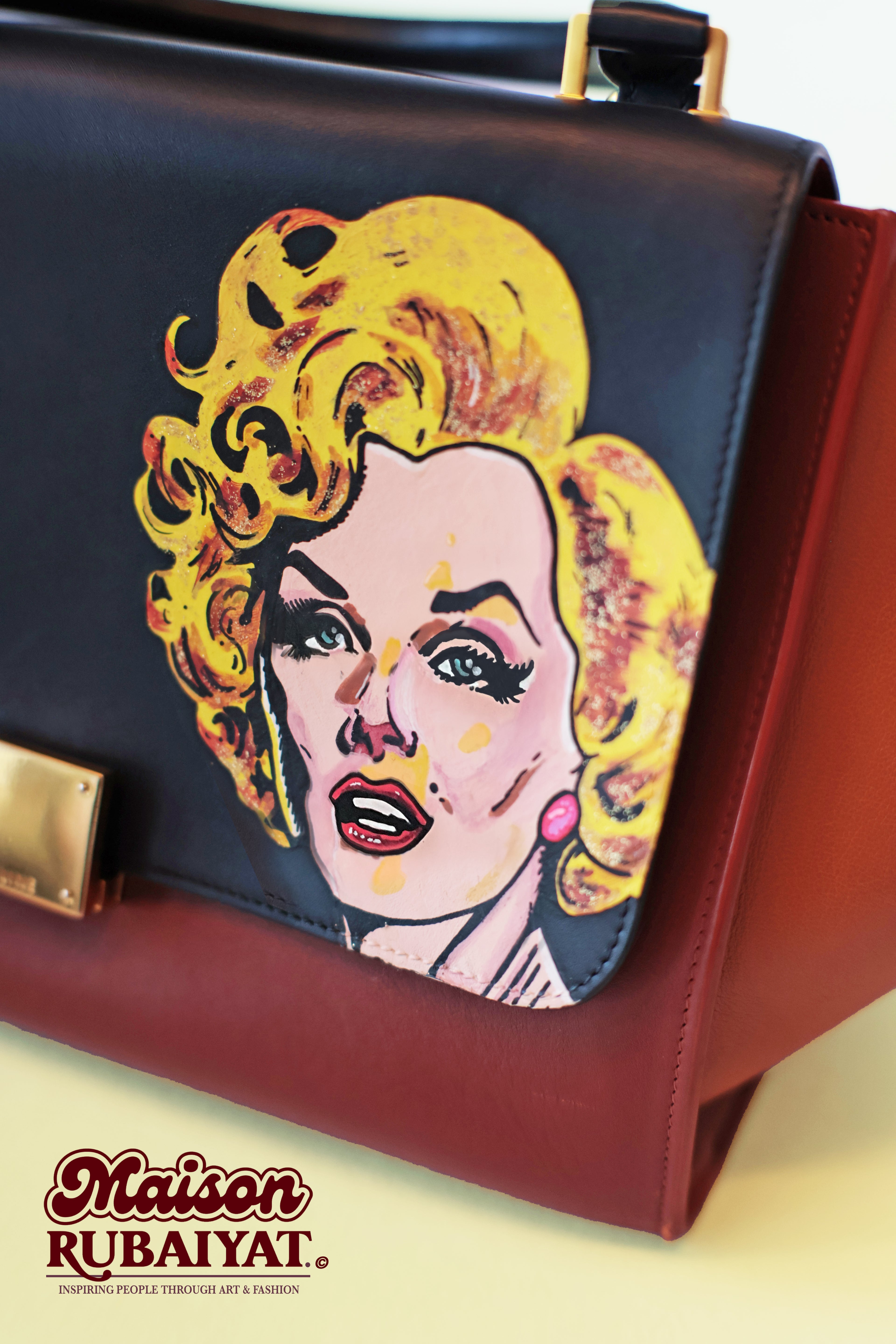 Limited Edition Céline Bag with Hand-Painted Design – Iconic Simplicity and Elegance 