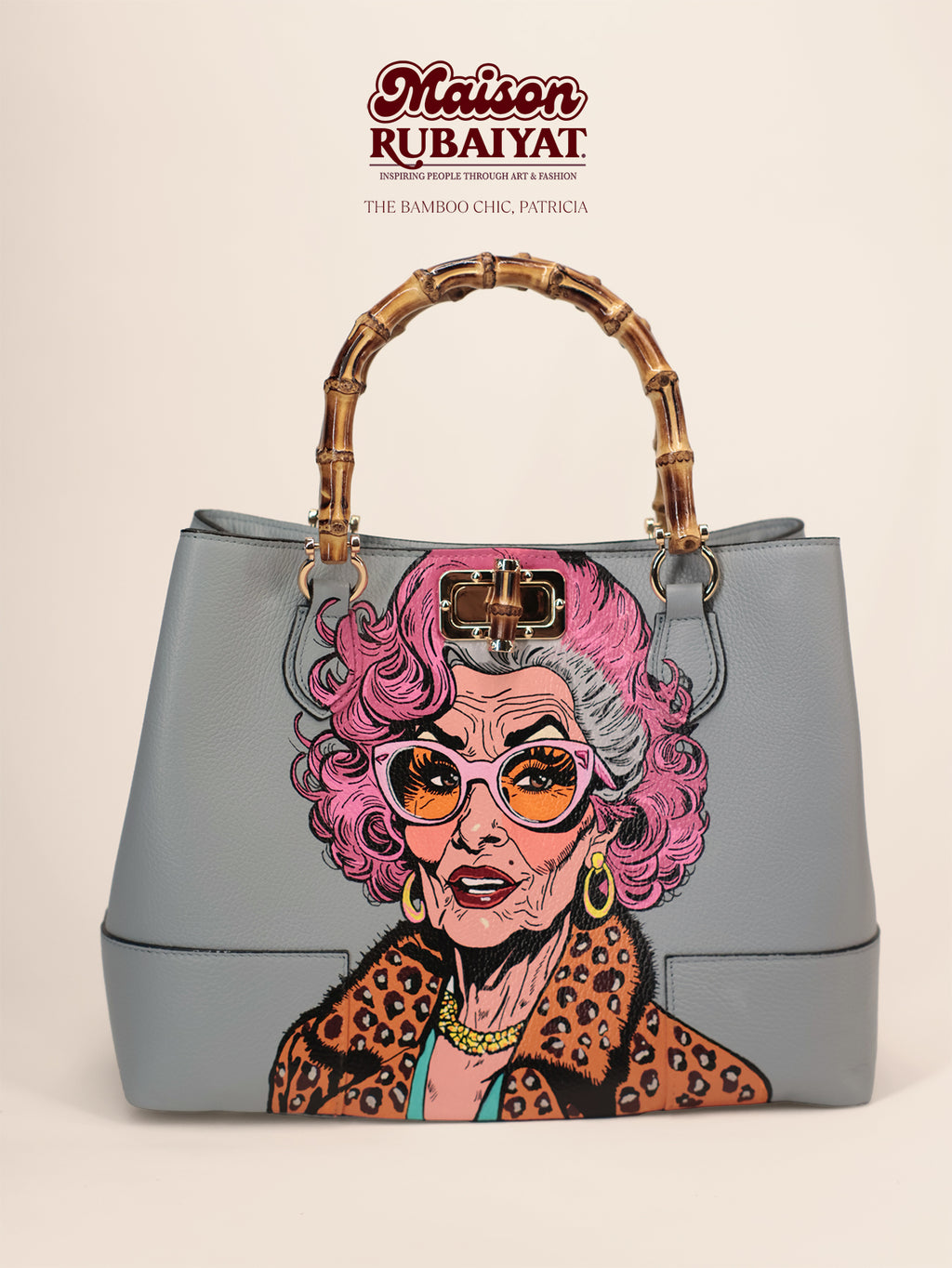 Limited Edition 1/1 – Custom Artbag - 'Patricia' 