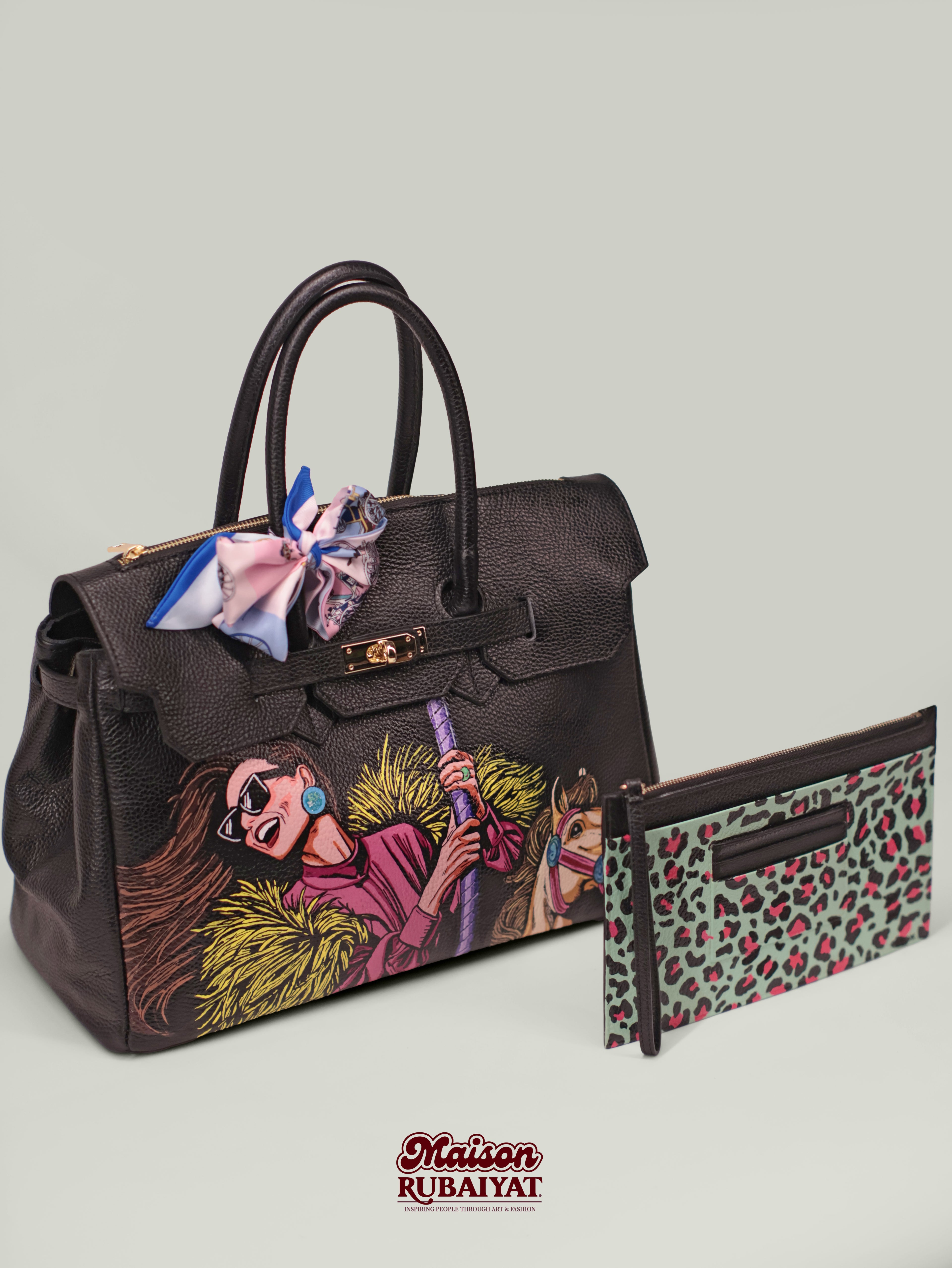 Limited Edition 1/1 – Custom Artbag - 'Old Carousel' 