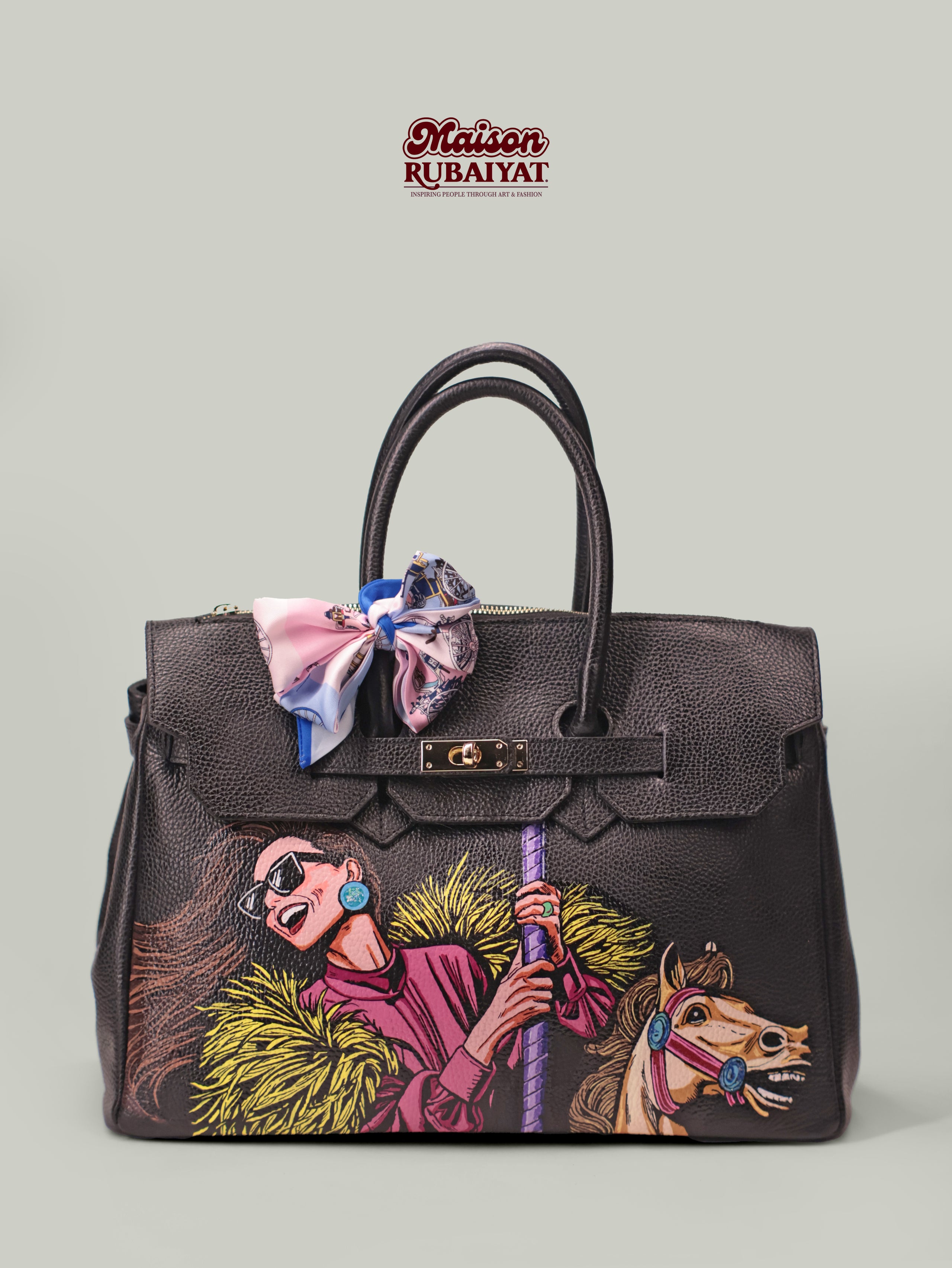 Limited Edition 1/1 – Custom Artbag - 'Old Carousel' 