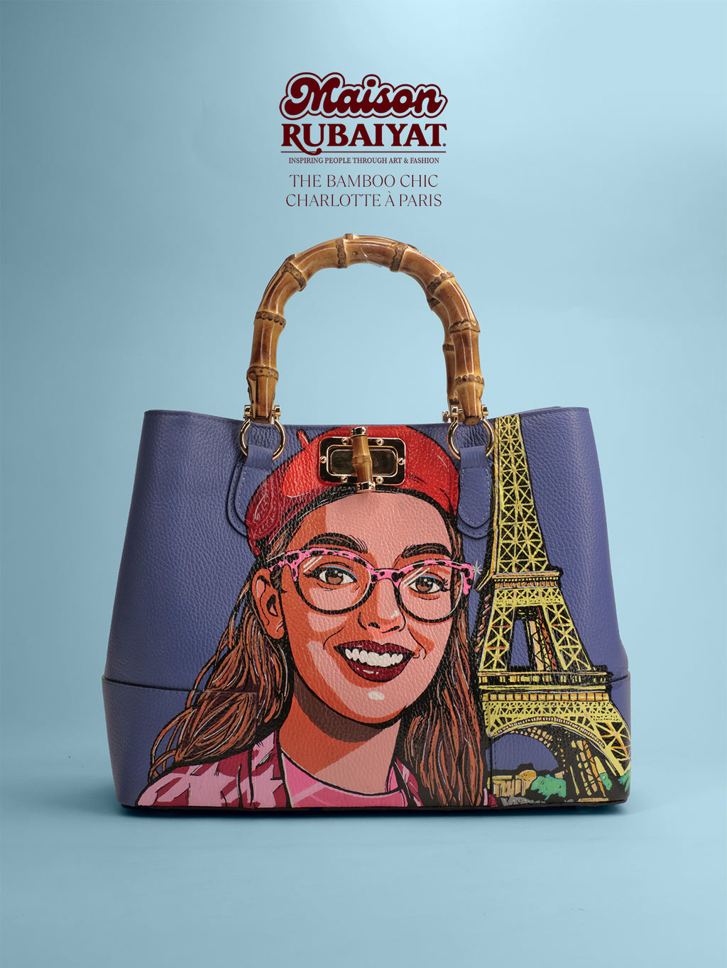 Limitierte Auflage 1/1 – Individuelle Kunsttasche – „Charlotte“ 