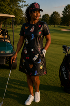 Original Maité Dress - 'Country Club Pattern'