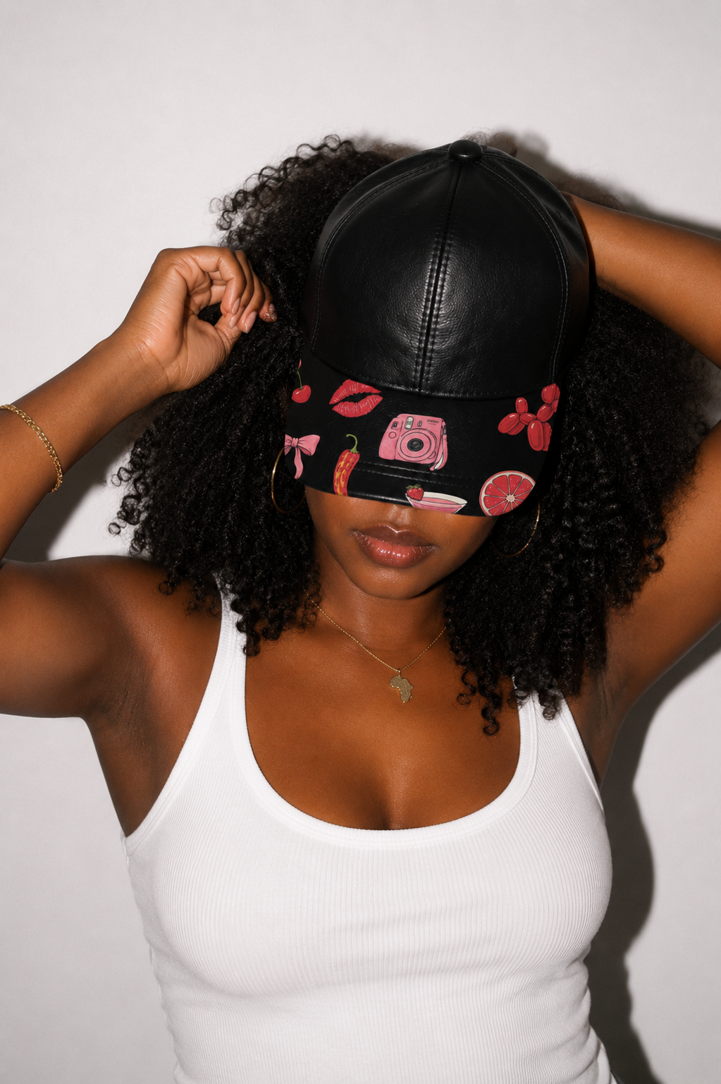 Made to Order: Original Art Cap - 'Rose'