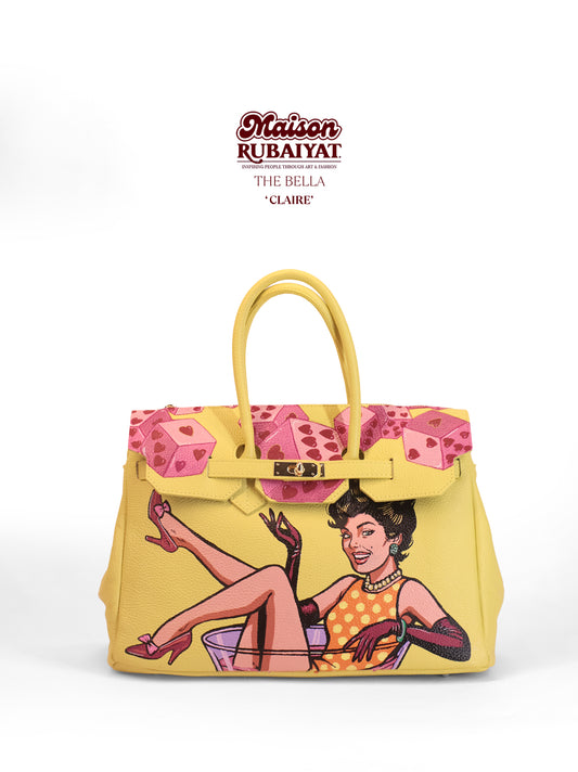 Limited Edition 1/1 - Artbag The Bella - 'Claire'