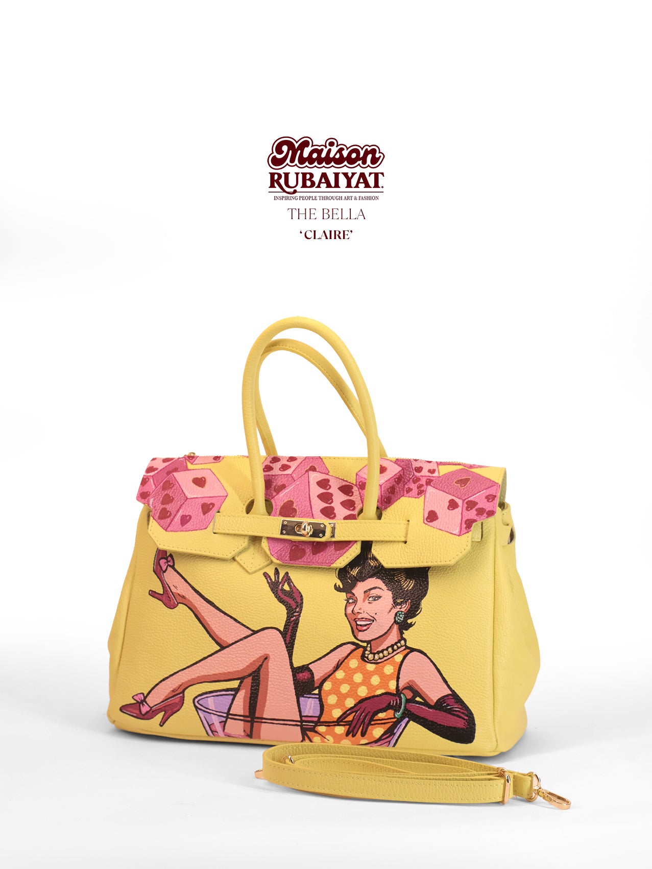 Limited Edition 1/1 - Artbag The Bella - 'Claire'