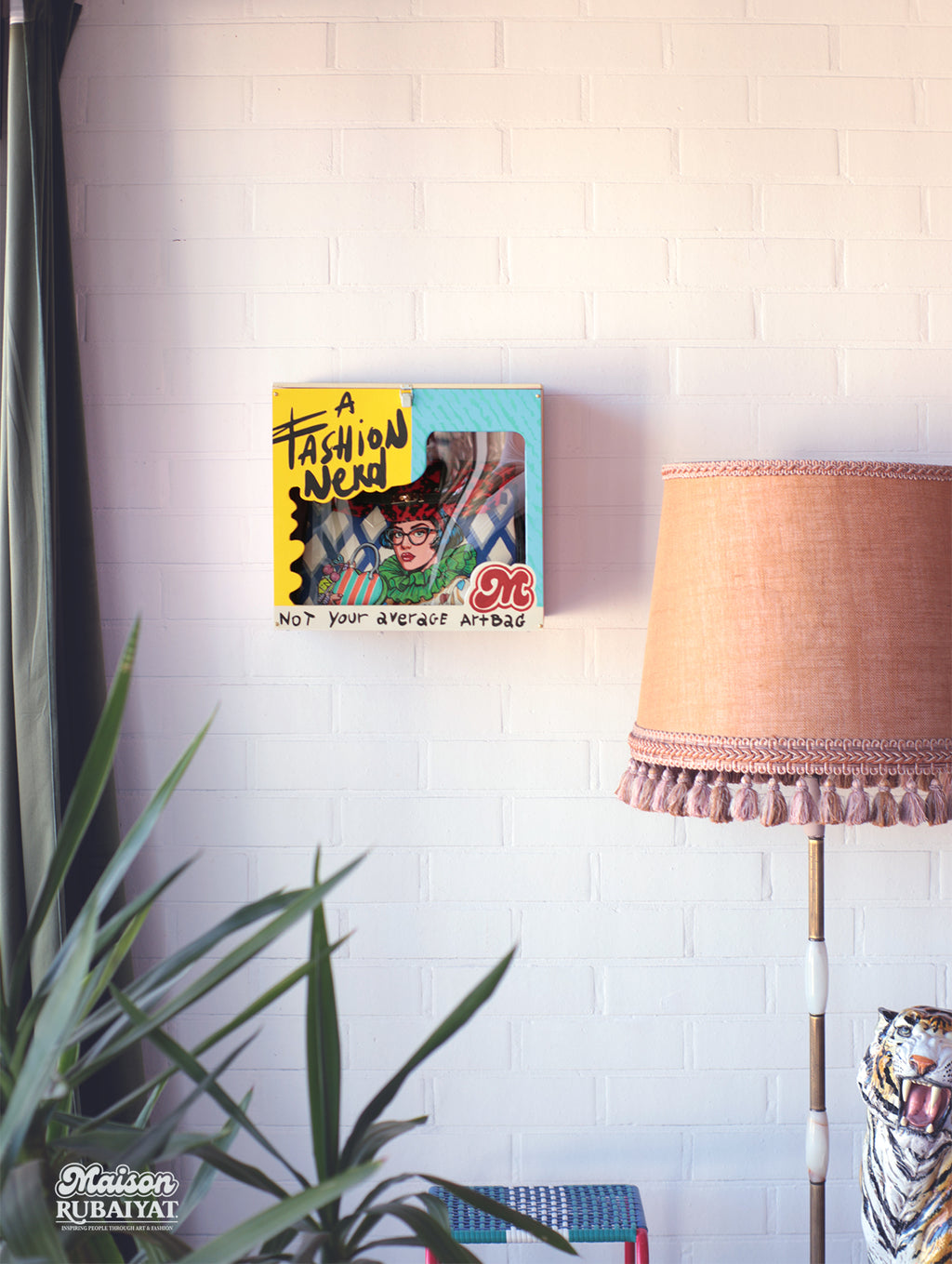 Limited Edition 1/1 – Custom Artbag - 'A Fashion Nerd' 