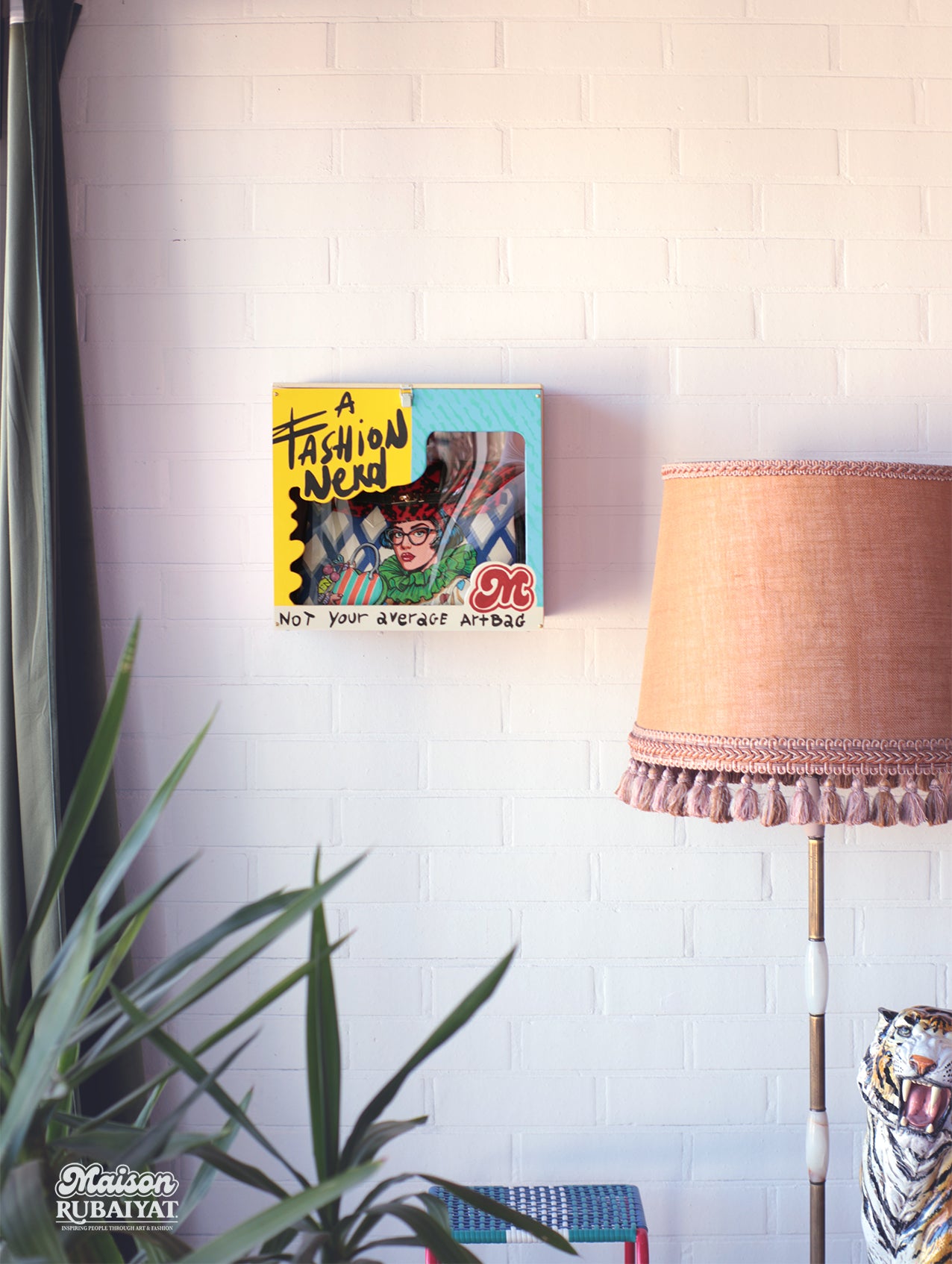 Limited Edition 1/1 – Custom Artbag - 'A Fashion Nerd' 