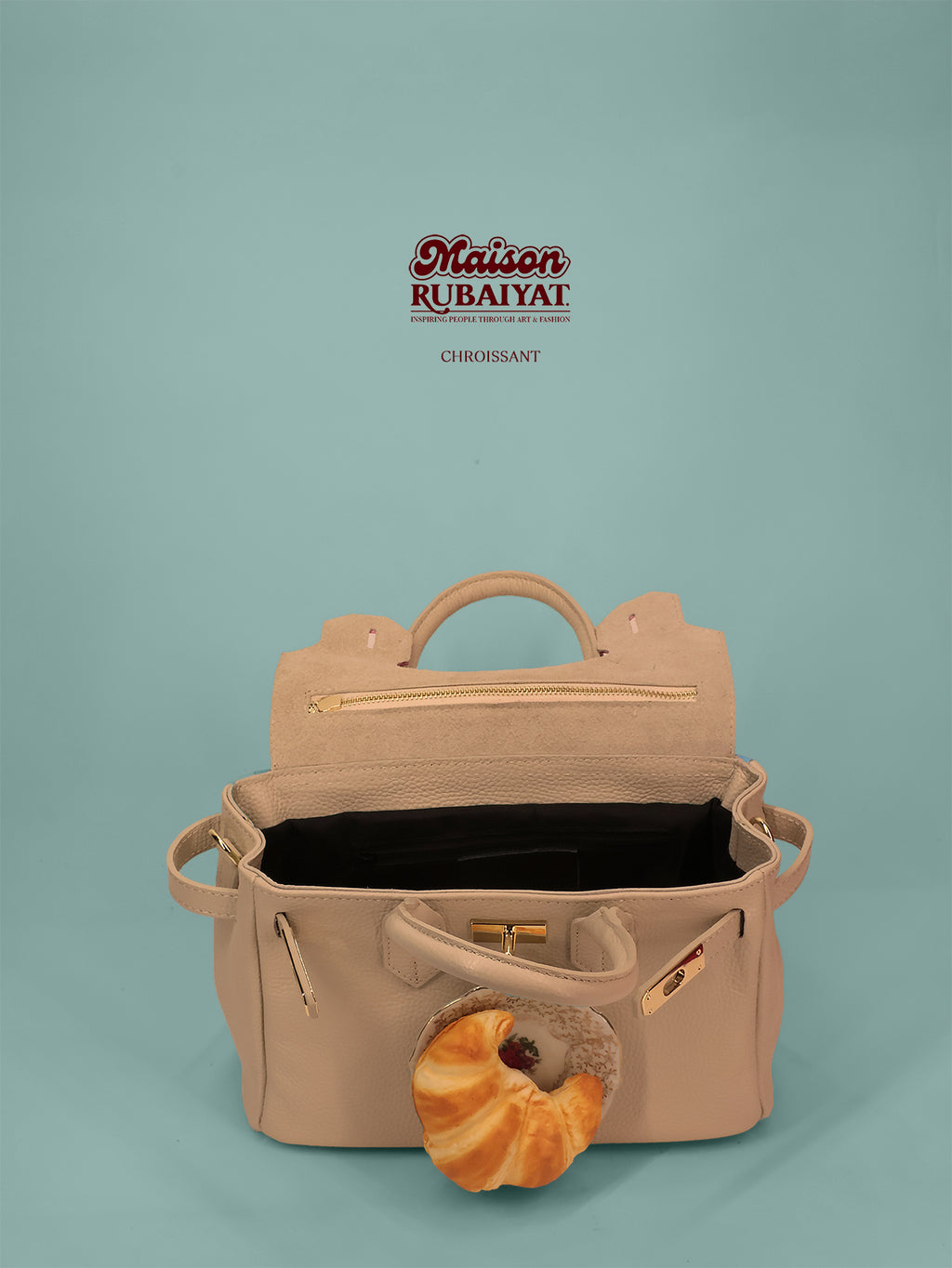 Limited Edition 1/1 - Artbag The Little Bella - 'Croissant' 
