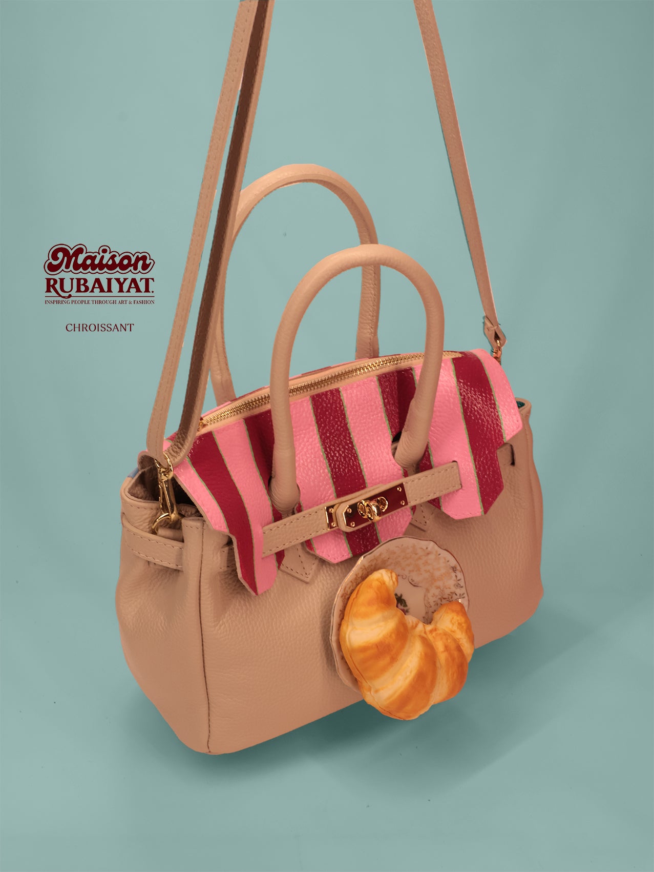 Limited Edition 1/1 - Artbag The Little Bella - 'Croissant' 