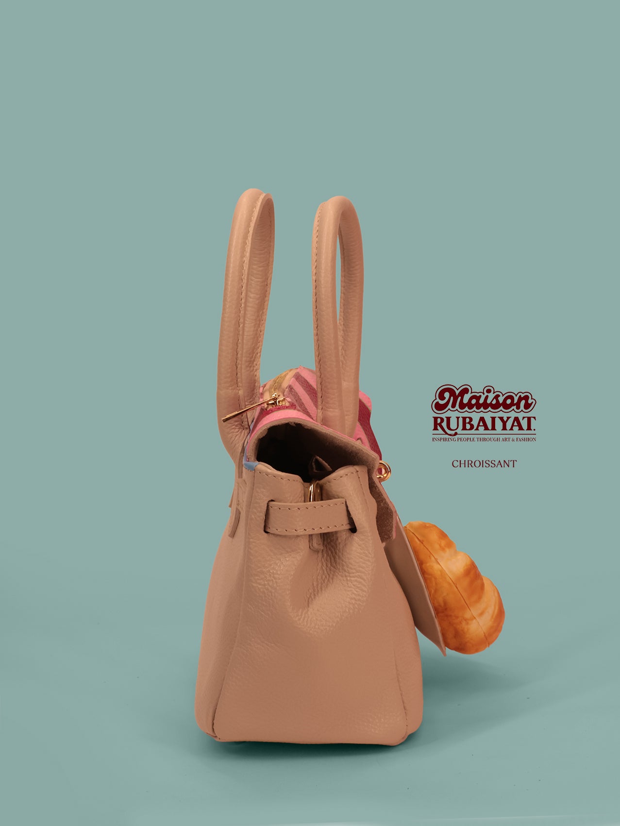 Limited Edition 1/1 - Artbag The Little Bella - 'Croissant' 