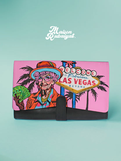 Limited Edition 1/1 - Delvaux Clutch Custom Creation – 'Las Vegas'