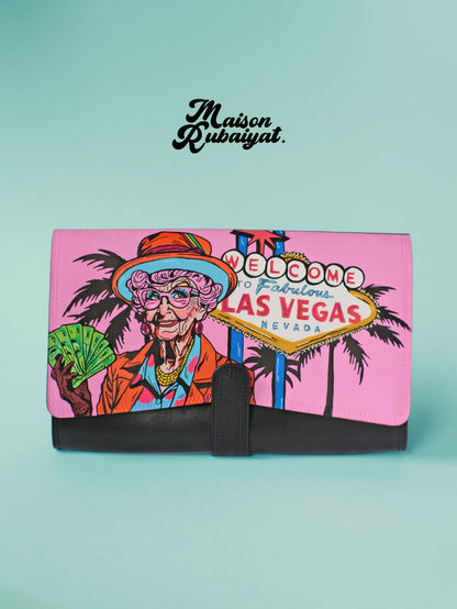 Limited Edition 1/1 - Delvaux Clutch Custom Creation – 'Las Vegas'