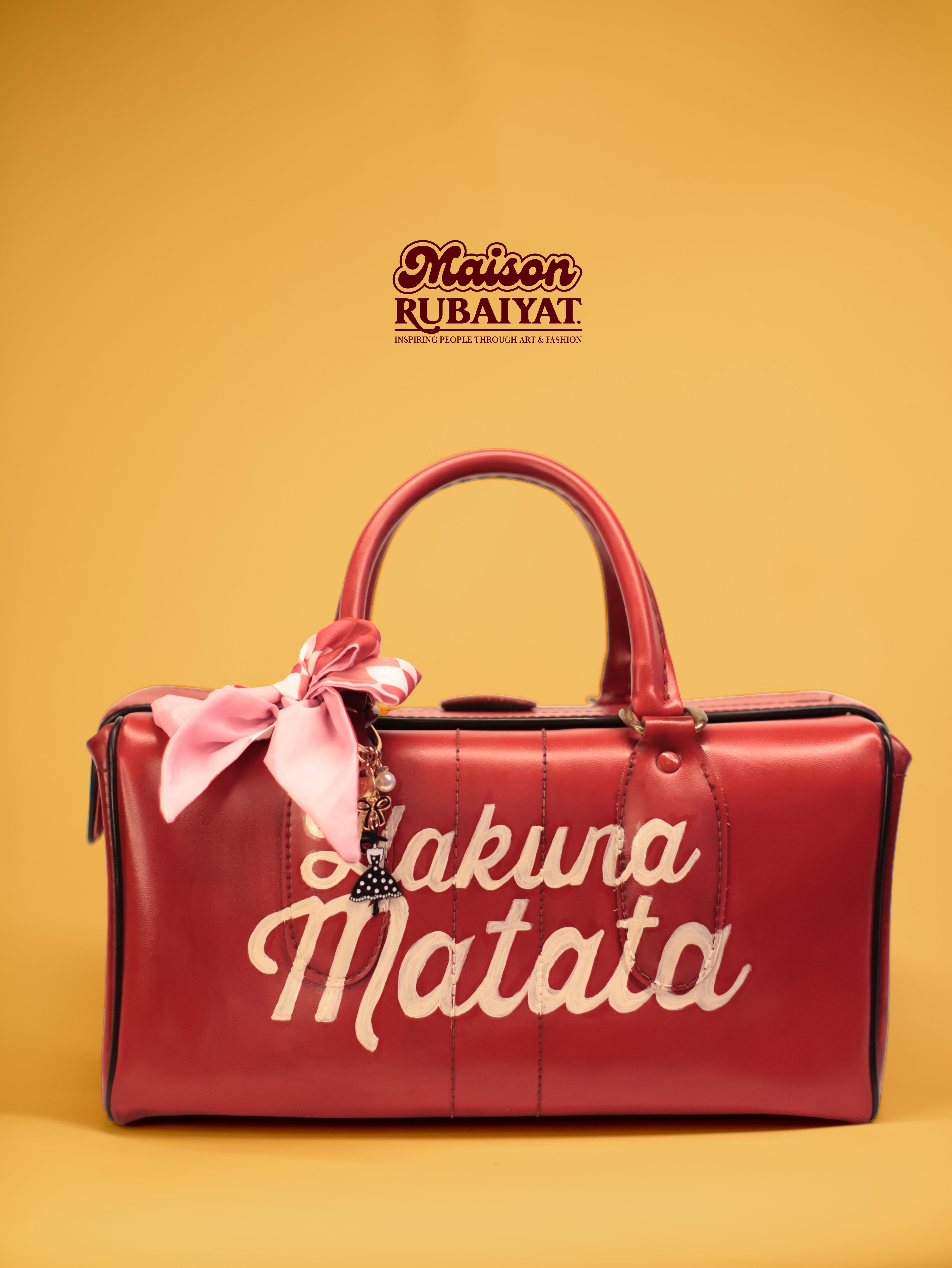 Limited Edition 1/1 - Custom Artbag - 'Hakuna Matata' 