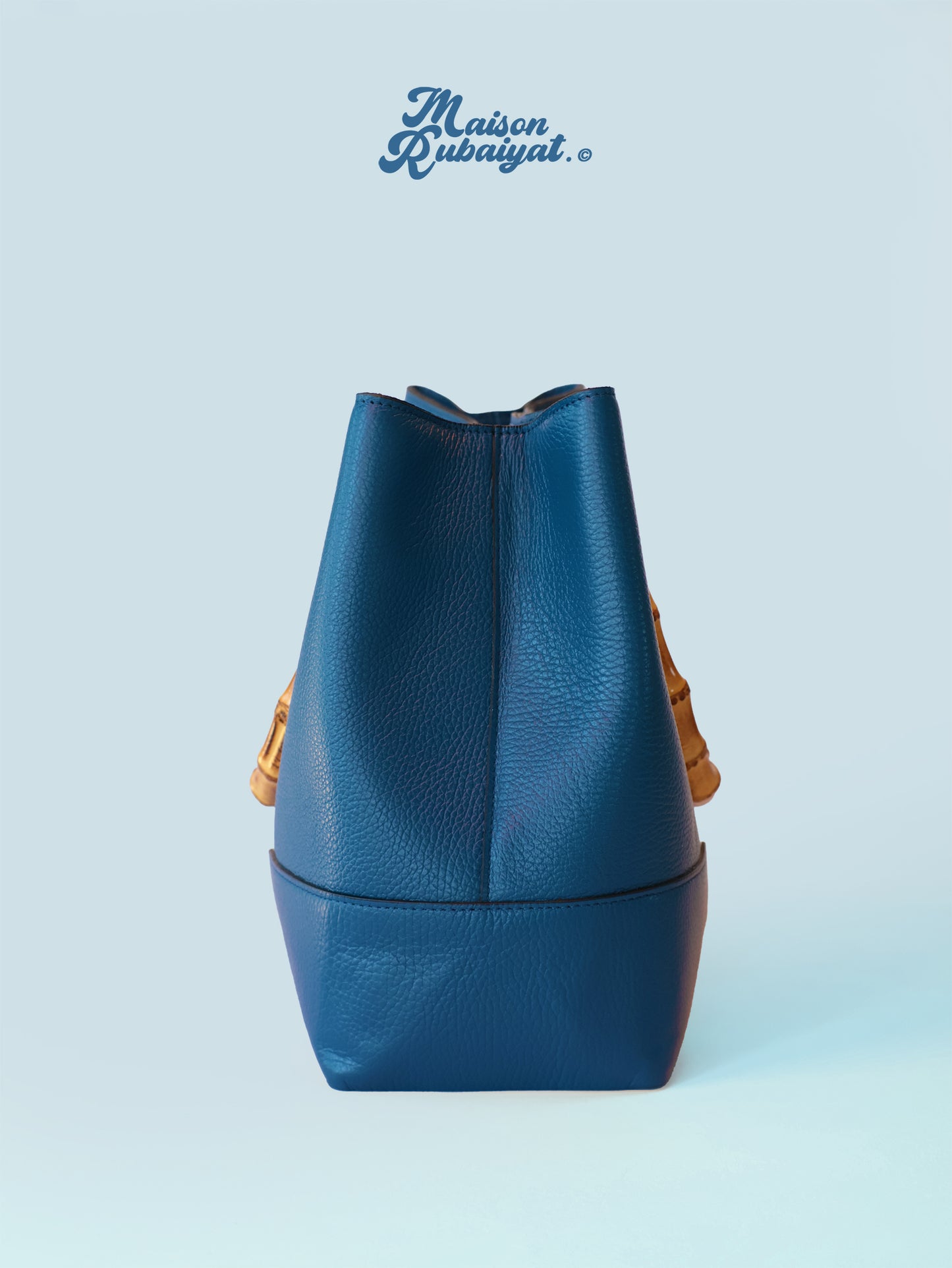 HANDBAG - BLUE BAMBOO