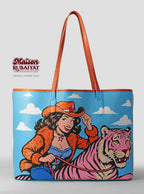 Limited Edition 1/1 - Artbag The Firenze Bag - 'Tiger Cowboy' 