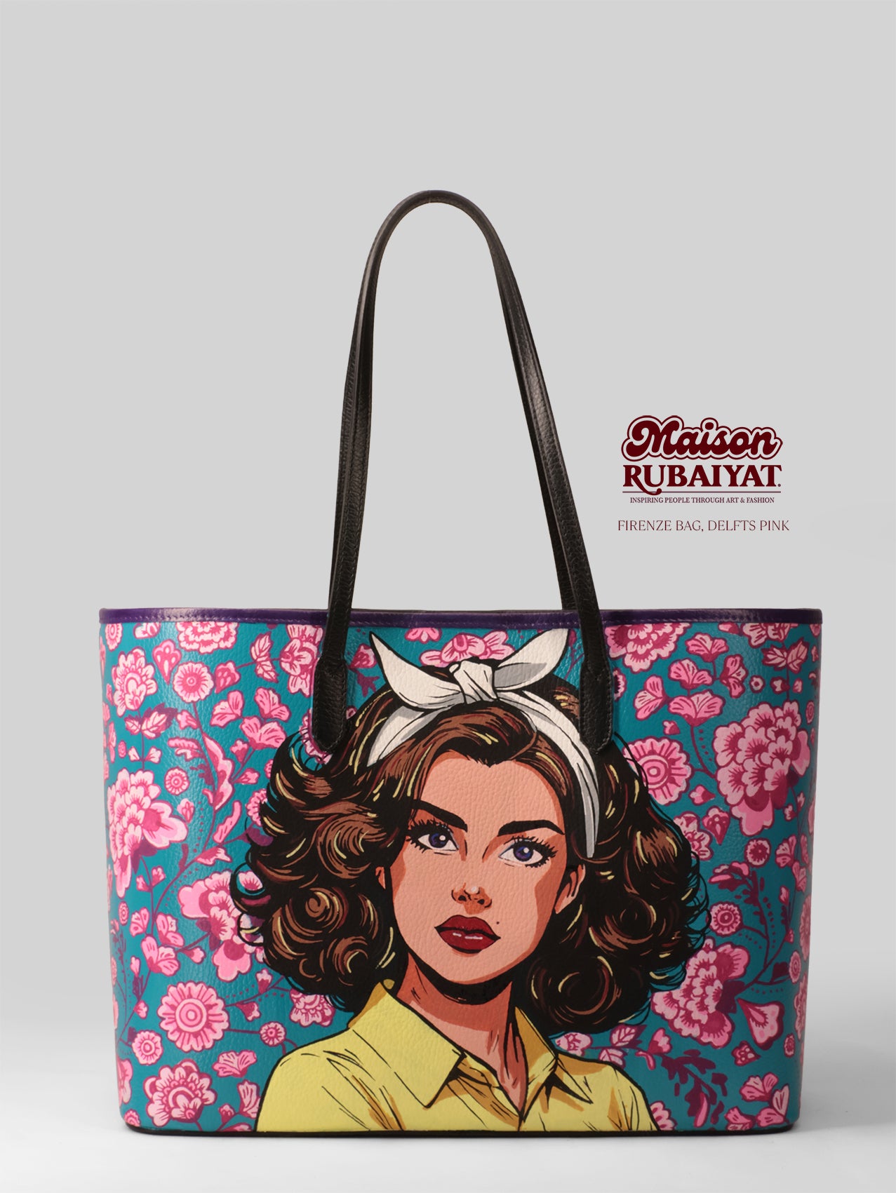 Limited Edition 1/1 - Artbag The Firenze Bag - 'Delfts Pink'