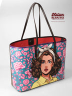 Limited Edition 1/1 - Artbag The Firenze Bag - 'Delfts Pink'