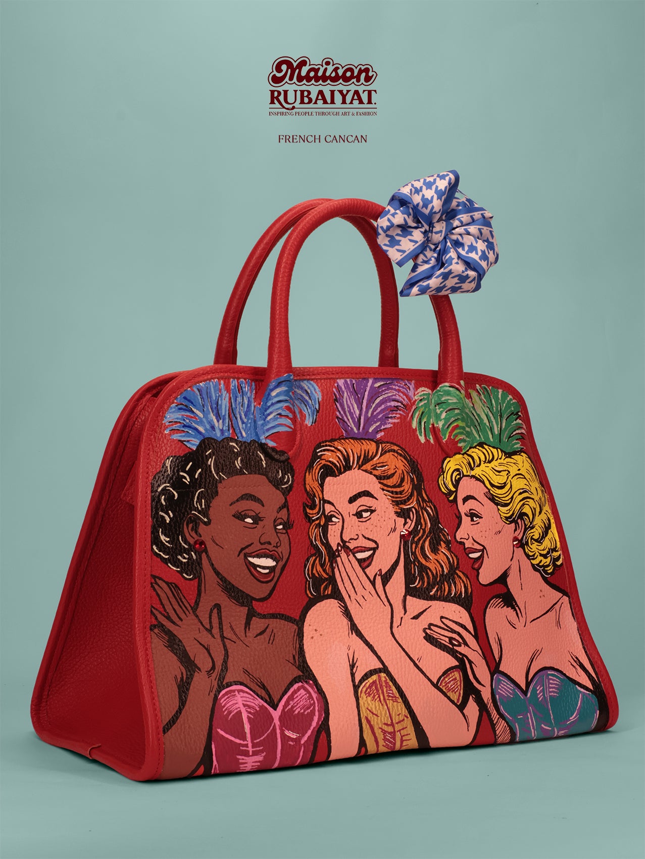 Limited Edition 1/1 - Artbag The Bowling Bag - 'French Cancan'