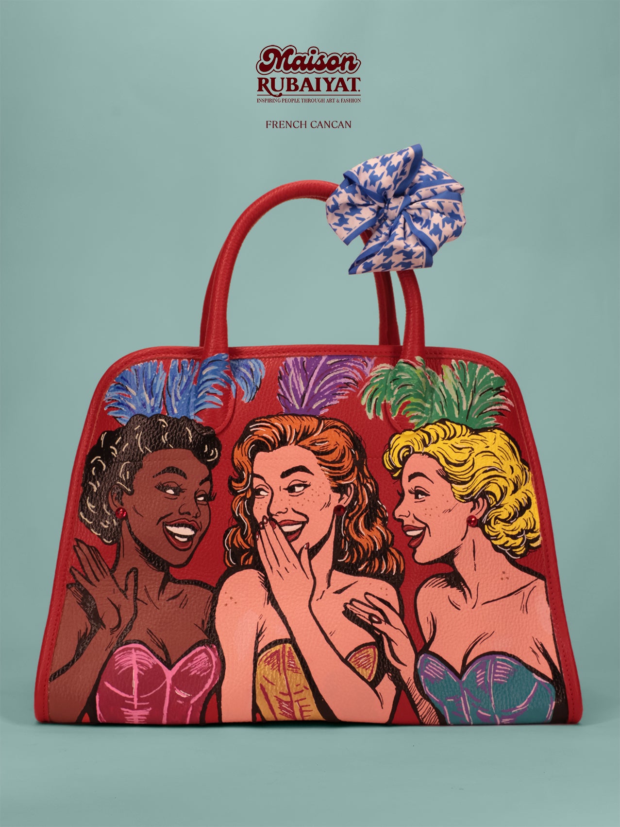 Limited Edition 1/1 - Artbag The Bowling Bag - 'French Cancan' 