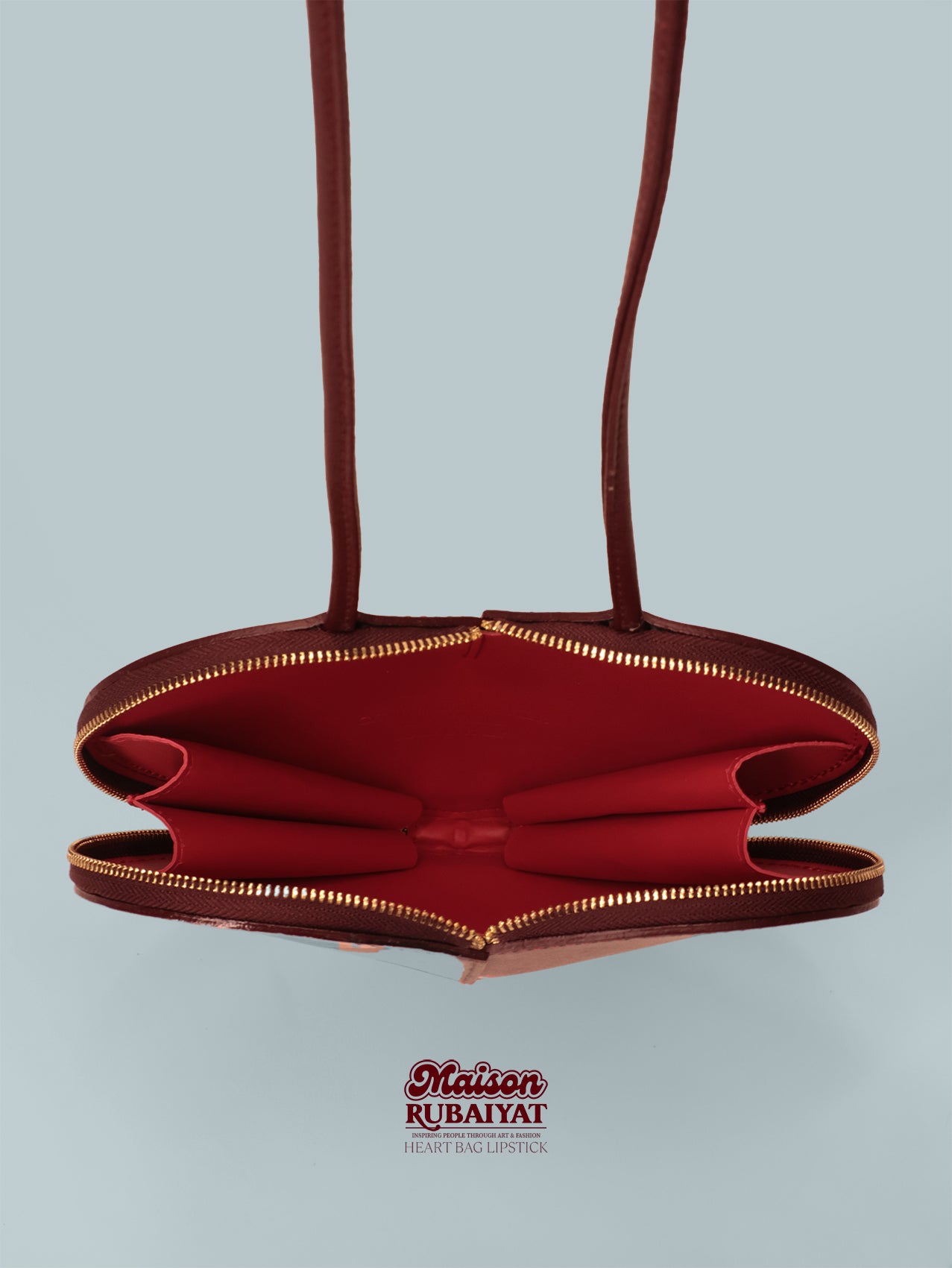 Limited Edition 1/1 - Artbag The Heartbag - 'Lipstick' 