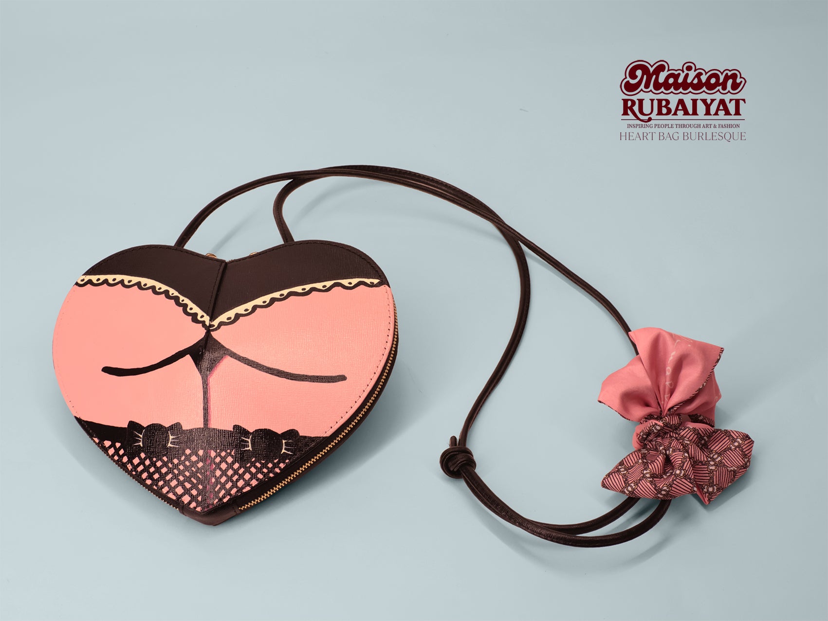 Limited Edition 1/1 - Artbag The Heartbag - 'Burlesque' 
