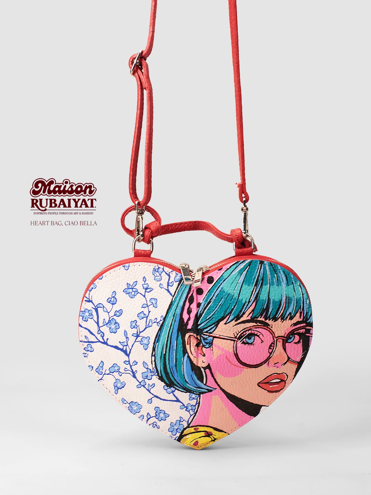 Limited Edition 1/1 - Artbag The Heart Bag - 'Ciao Bella'