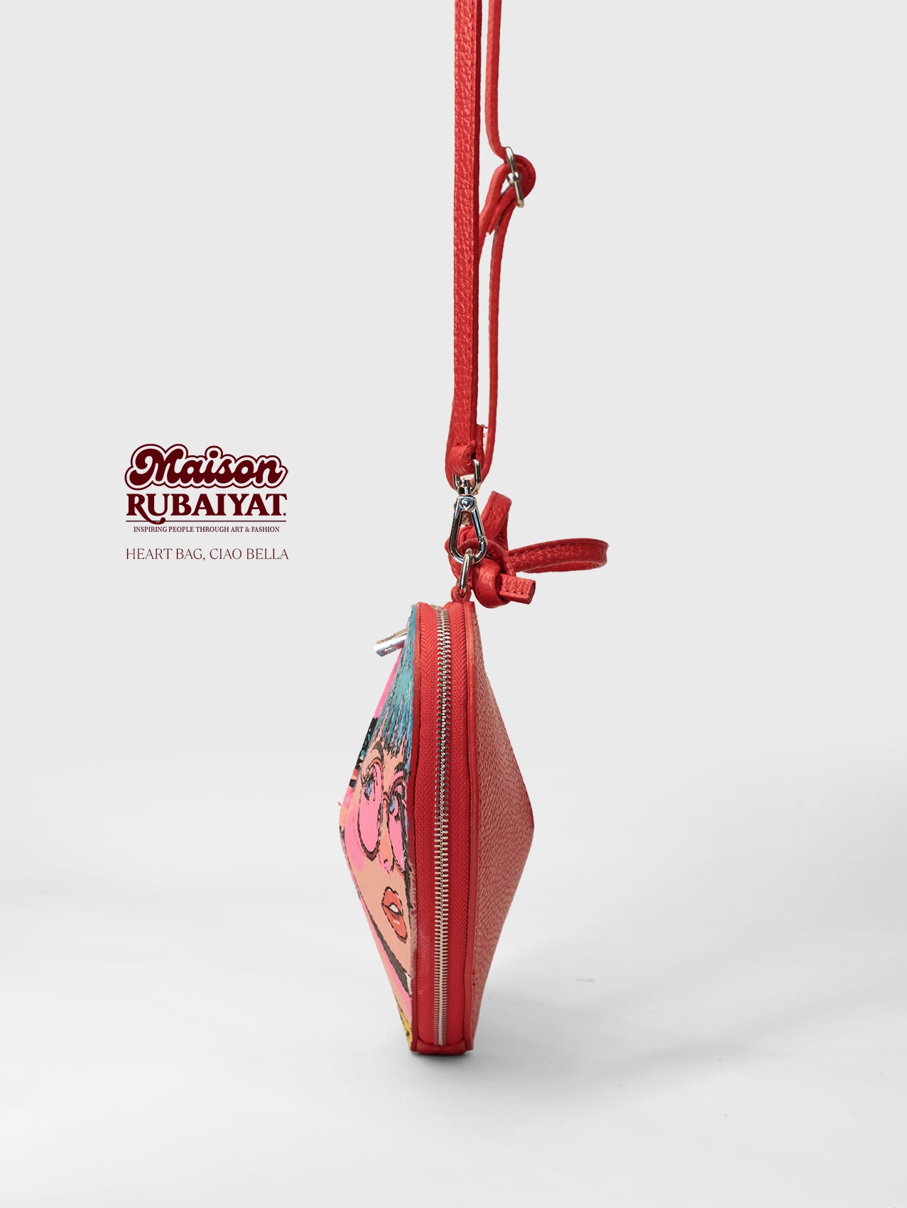 Limited Edition 1/1 - Artbag The Heart Bag - 'Ciao Bella'