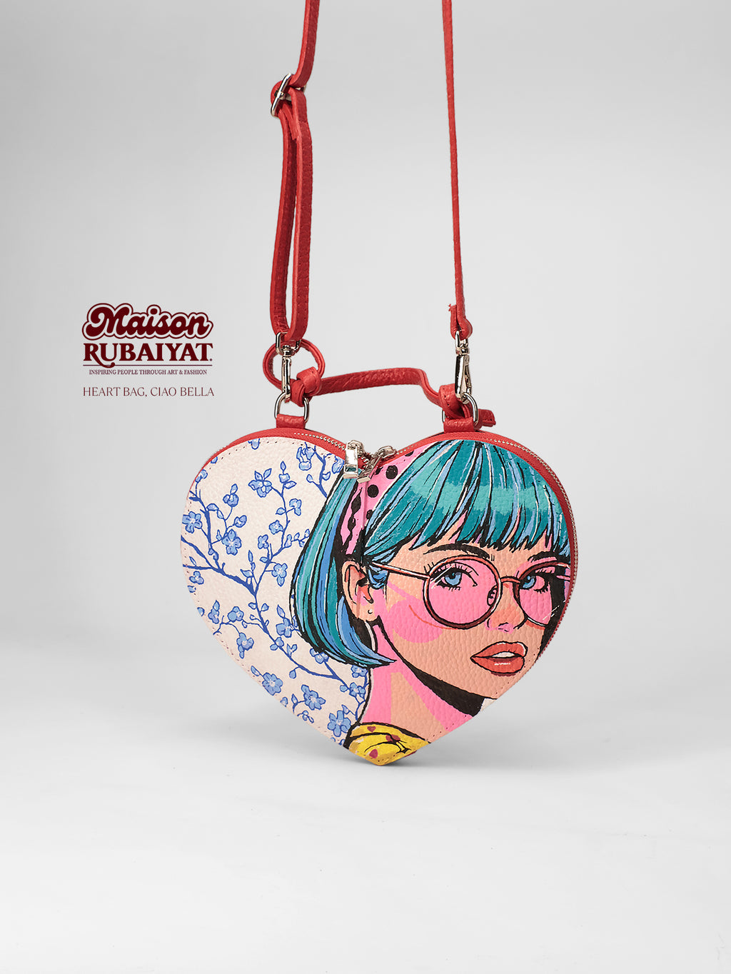 Limited Edition 1/1 - Artbag The Heart Bag - 'Ciao Bella'