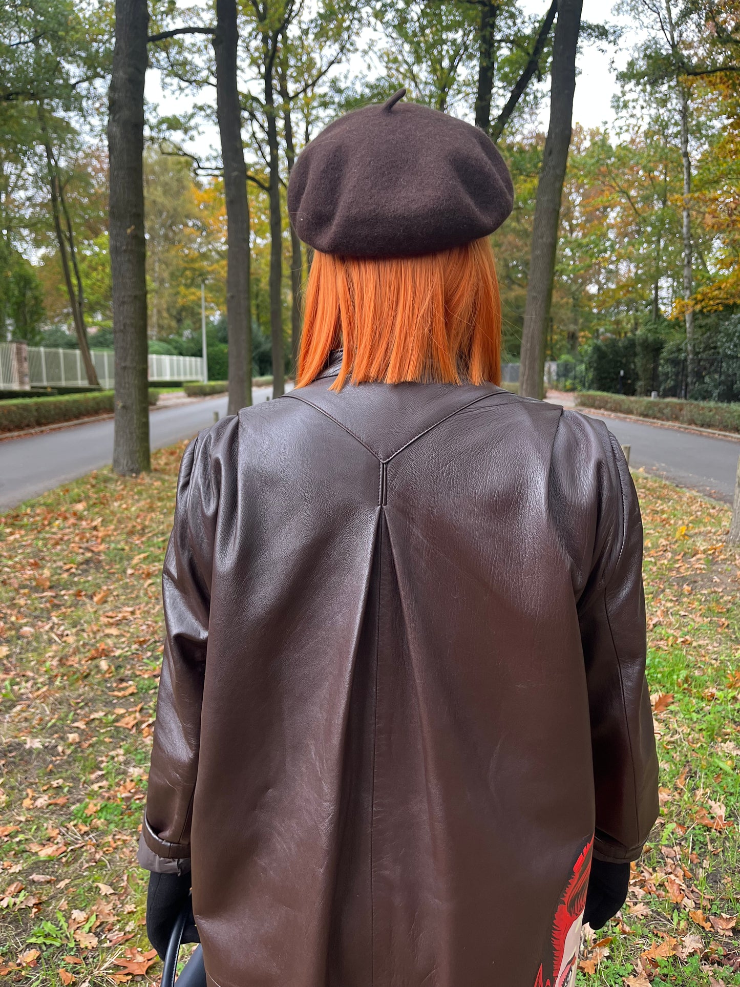 VINTAGE LEATHER JACKET BROWN