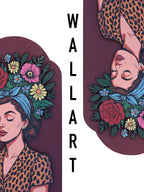 Maison Rubaiyat Wall Art – 3D Houten Kunst | Origineel of Print - 'Fleur'