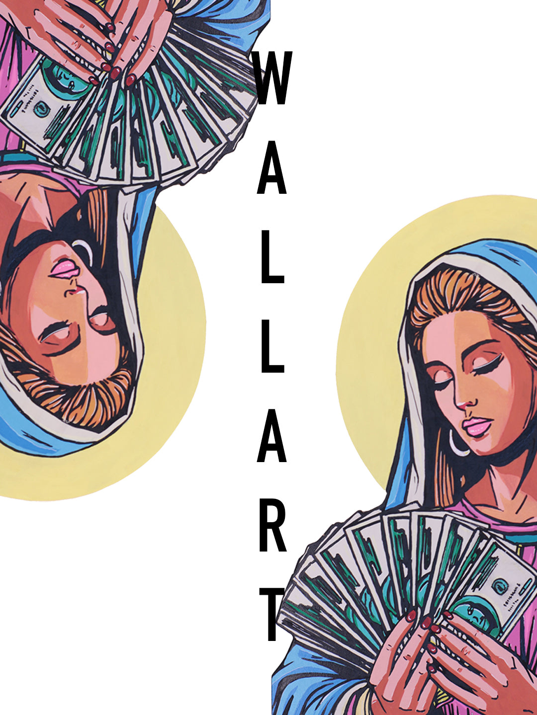 Maison Rubaiyat Wall Art – 3D Houten Kunst | Origineel of Print - 'Holy Maria'