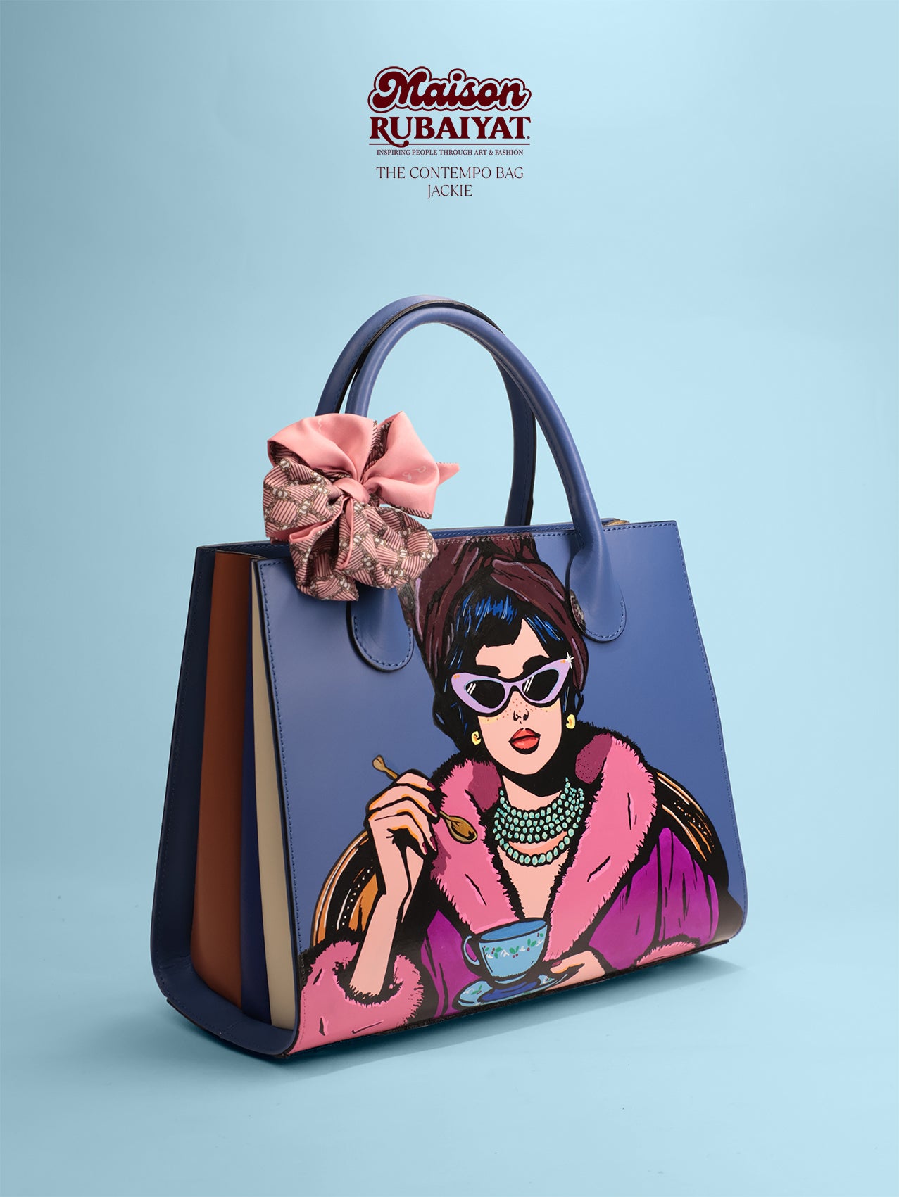 Limited Edition 1/1 - Artbag The Contempo Bag - 'Jackie'