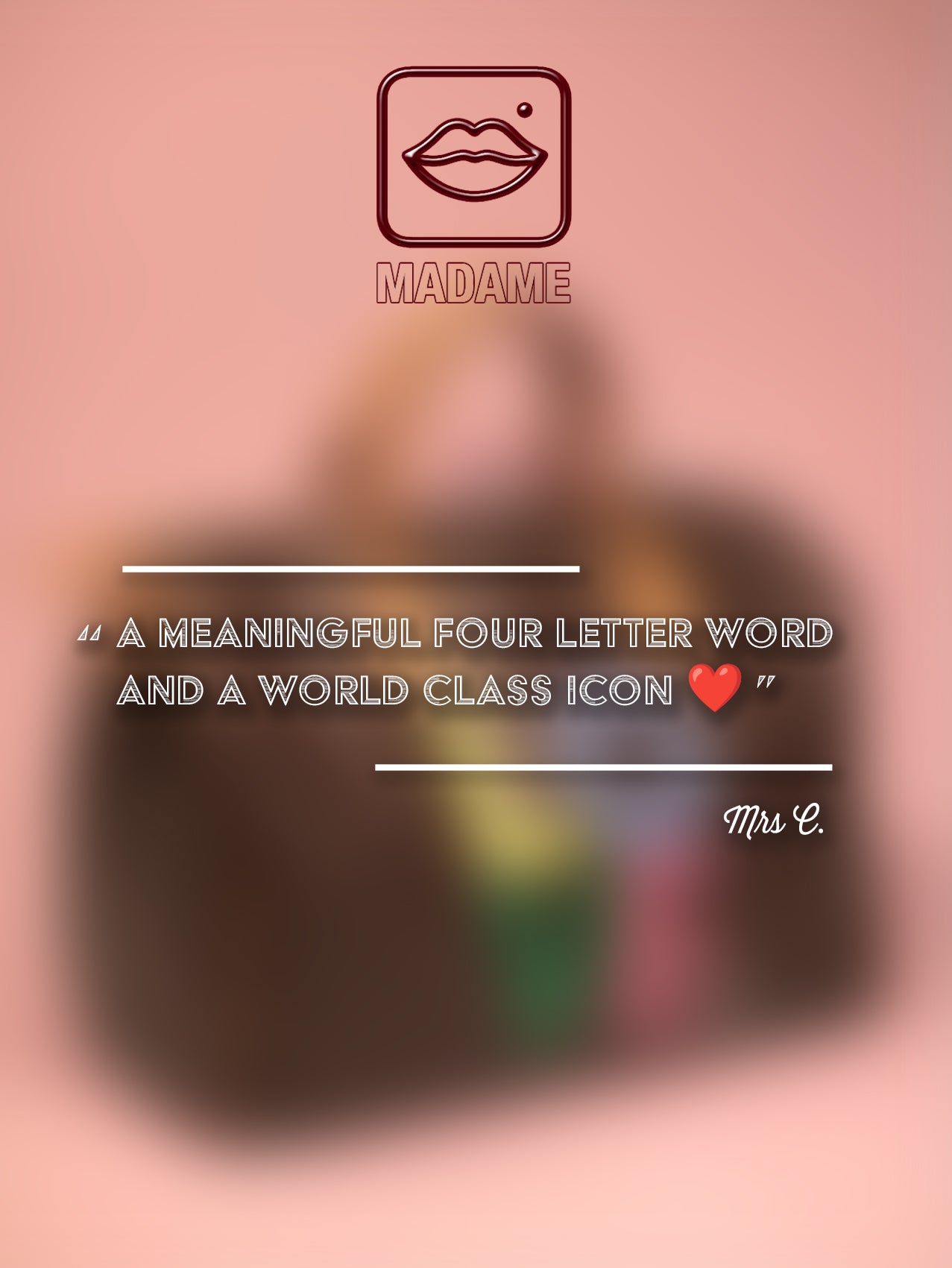 Limited Edition 1/1 – Custom Artbag – 'Love' 