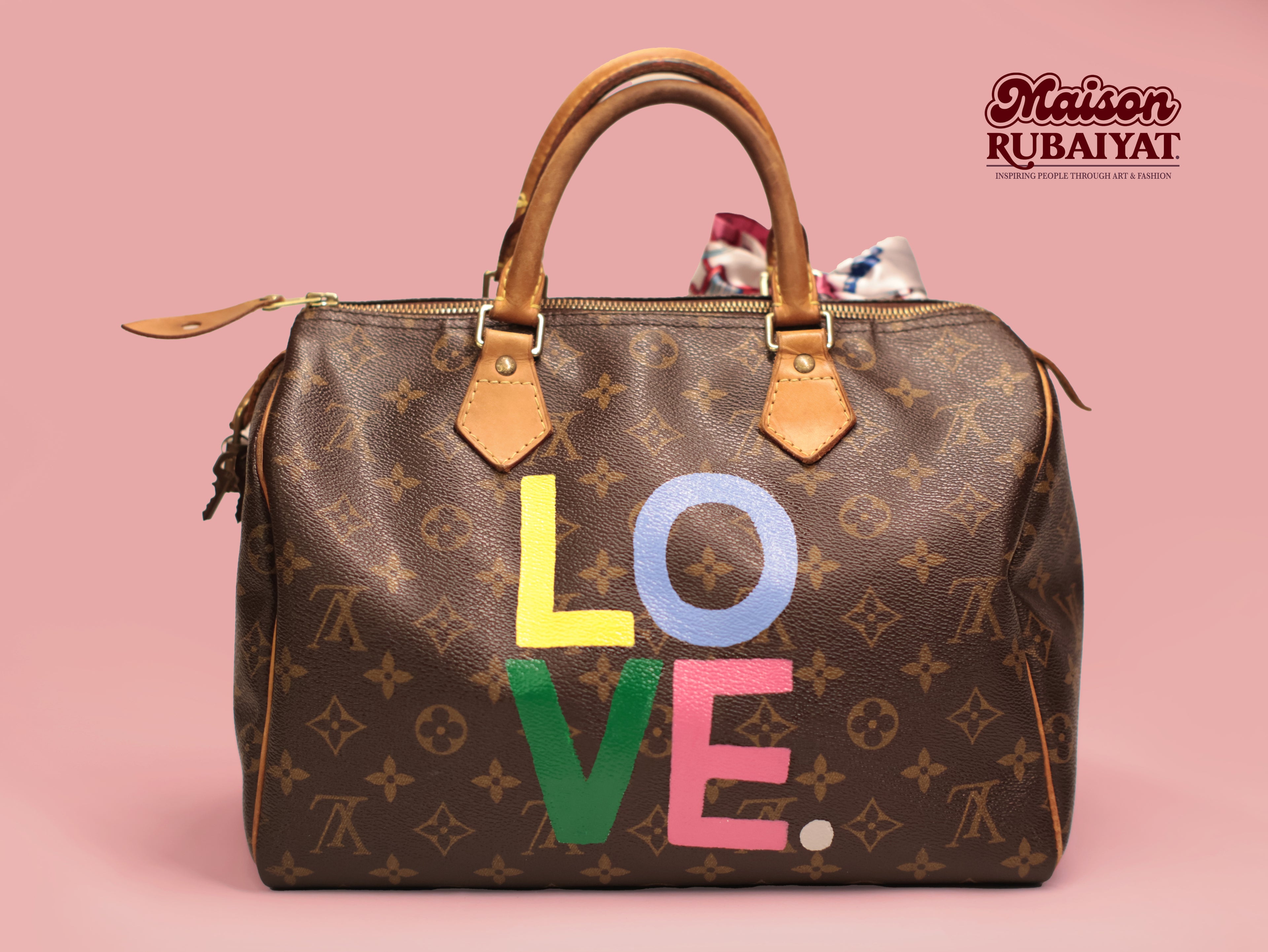 Limited Edition 1/1 – Custom Artbag – 'Love' 