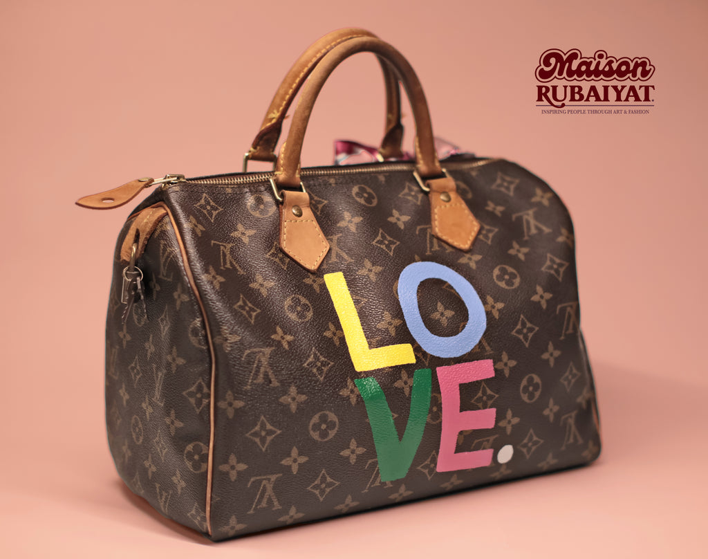 Limitierte Auflage 1/1 – Individuelle Kunsttasche – „Liebe“ 