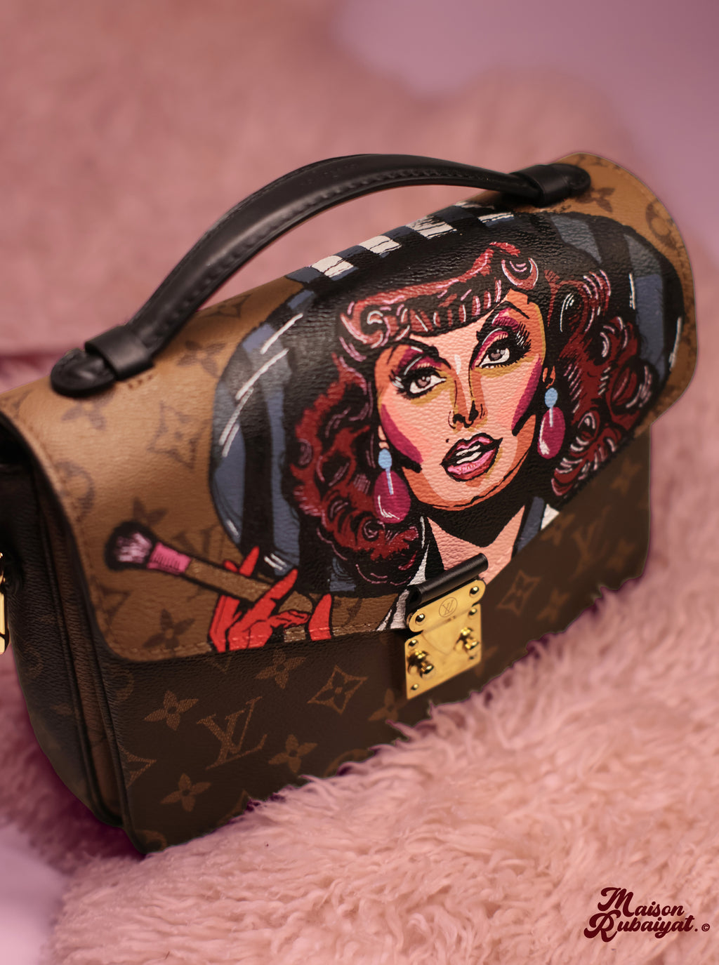 Limited Edition 1/1 – Custom Artbag - 'Peggy' 