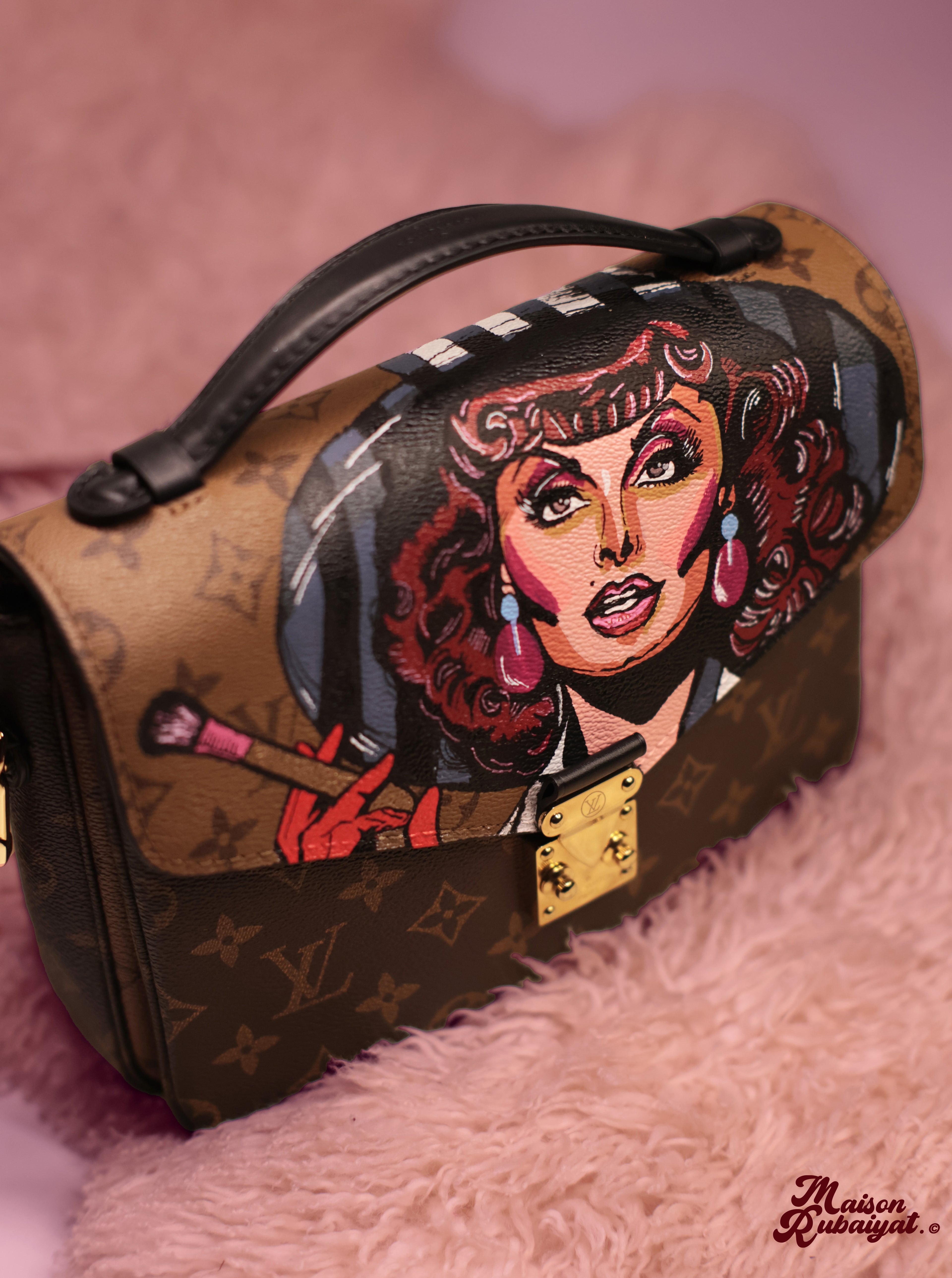 Limited Edition 1/1 – Custom Artbag - 'Peggy' 