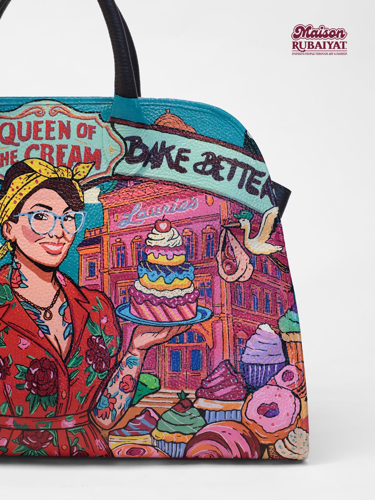 Limited Edition 1/1 – Custom Artbag - 'Laurie's Bakery' 