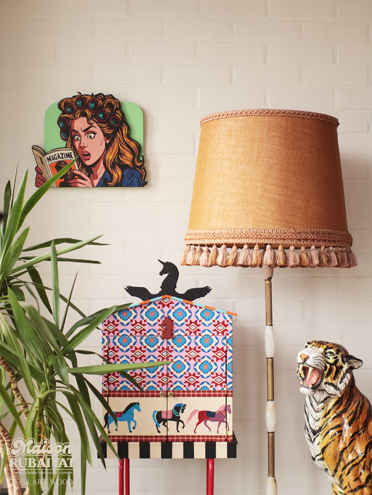 Maison Rubaiyat Wall Art – 3D Houten Kunst | Origineel of Print - 'Magazine'