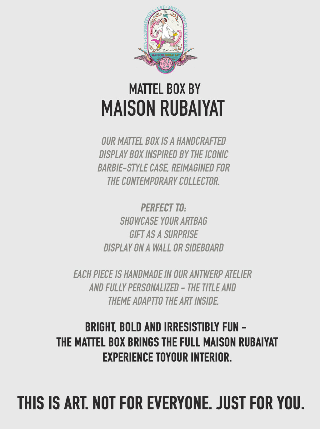 The Collector's Box by Rubaiyat - 'Mattel'