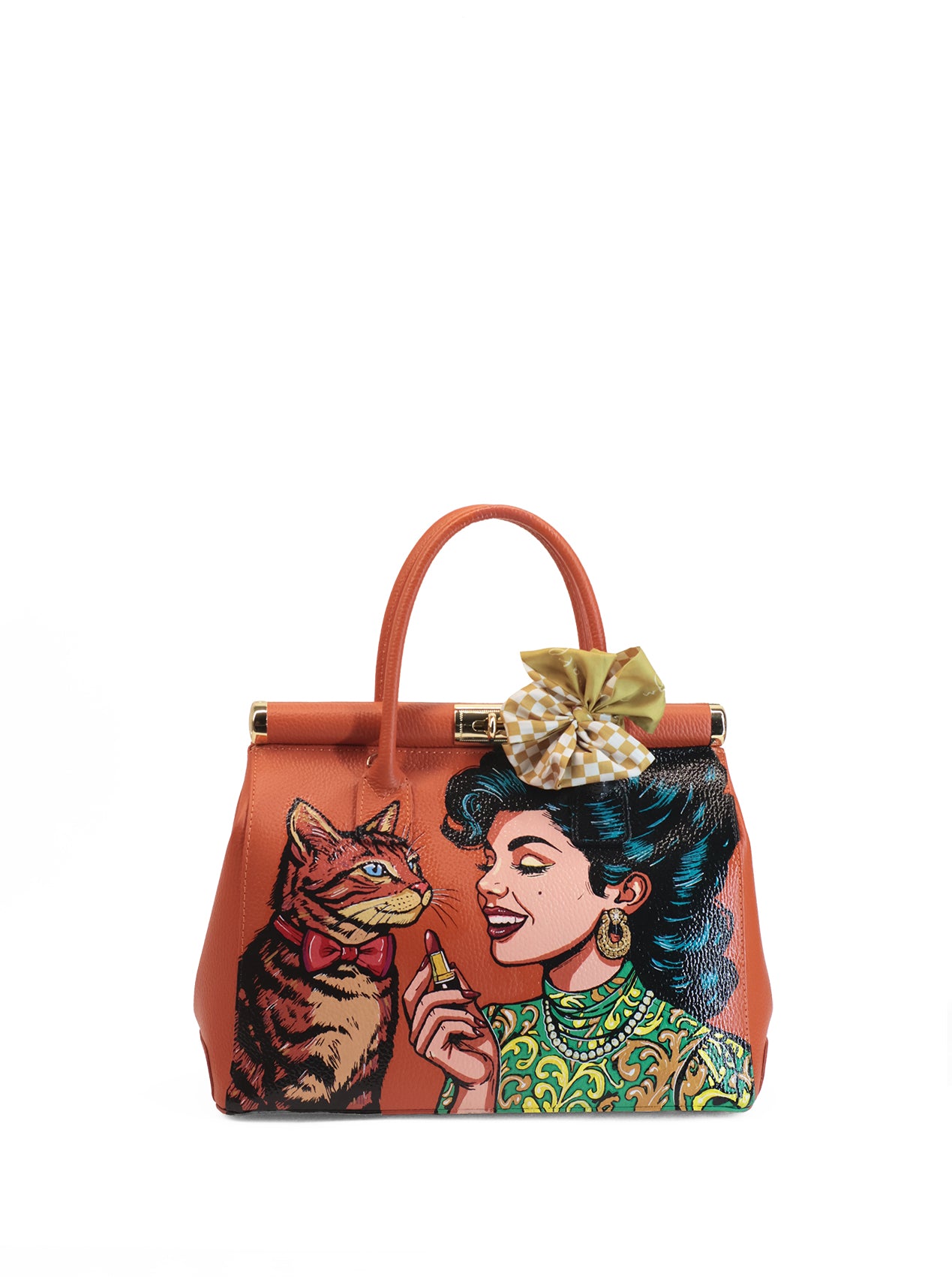 Limited Edition 1/1 - Artbag The City Companion - 'Me & Cat'