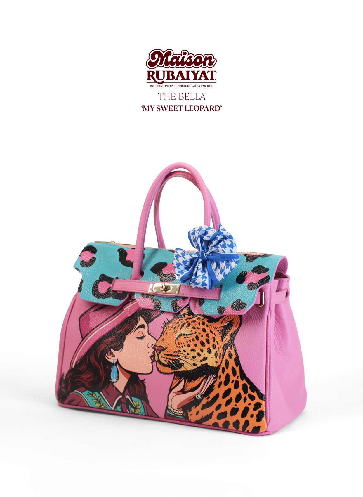 Limited Edition 1/1 - Artbag The Bella - 'My Sweet Leopard'