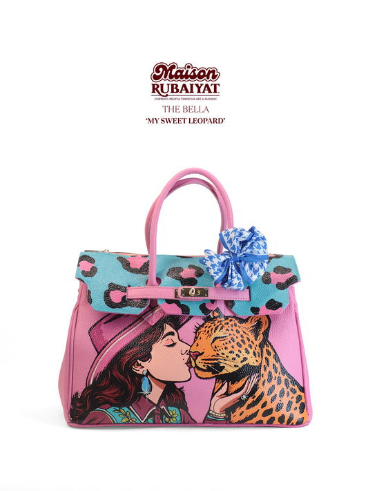 Limited Edition 1/1 - Artbag The Bella - 'My Sweet Leopard'