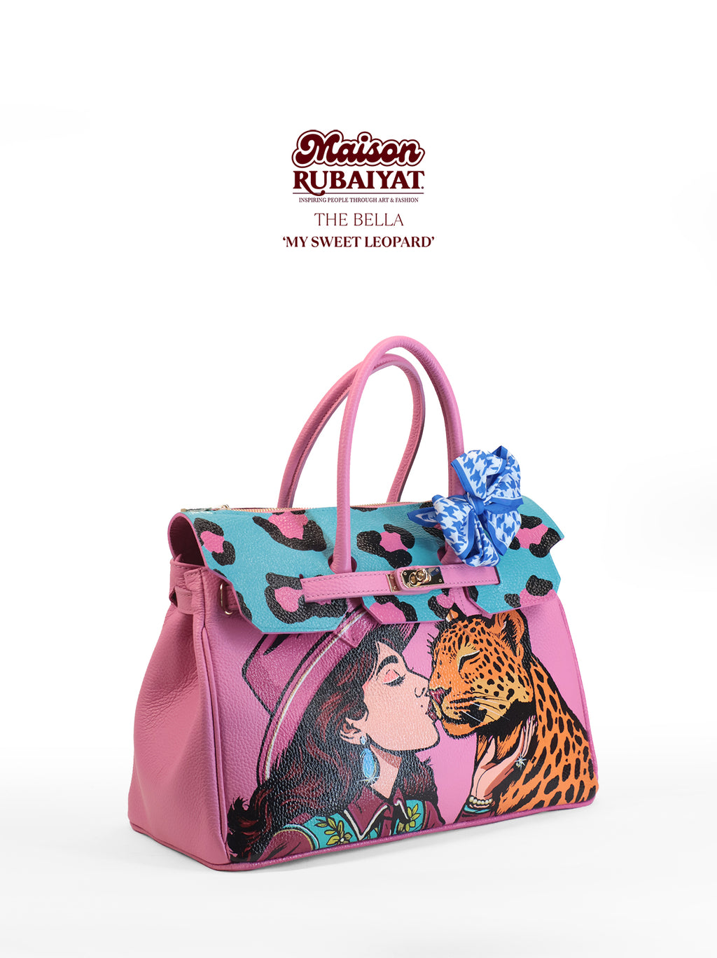 Limited Edition 1/1 - Artbag The Bella - 'My Sweet Leopard'